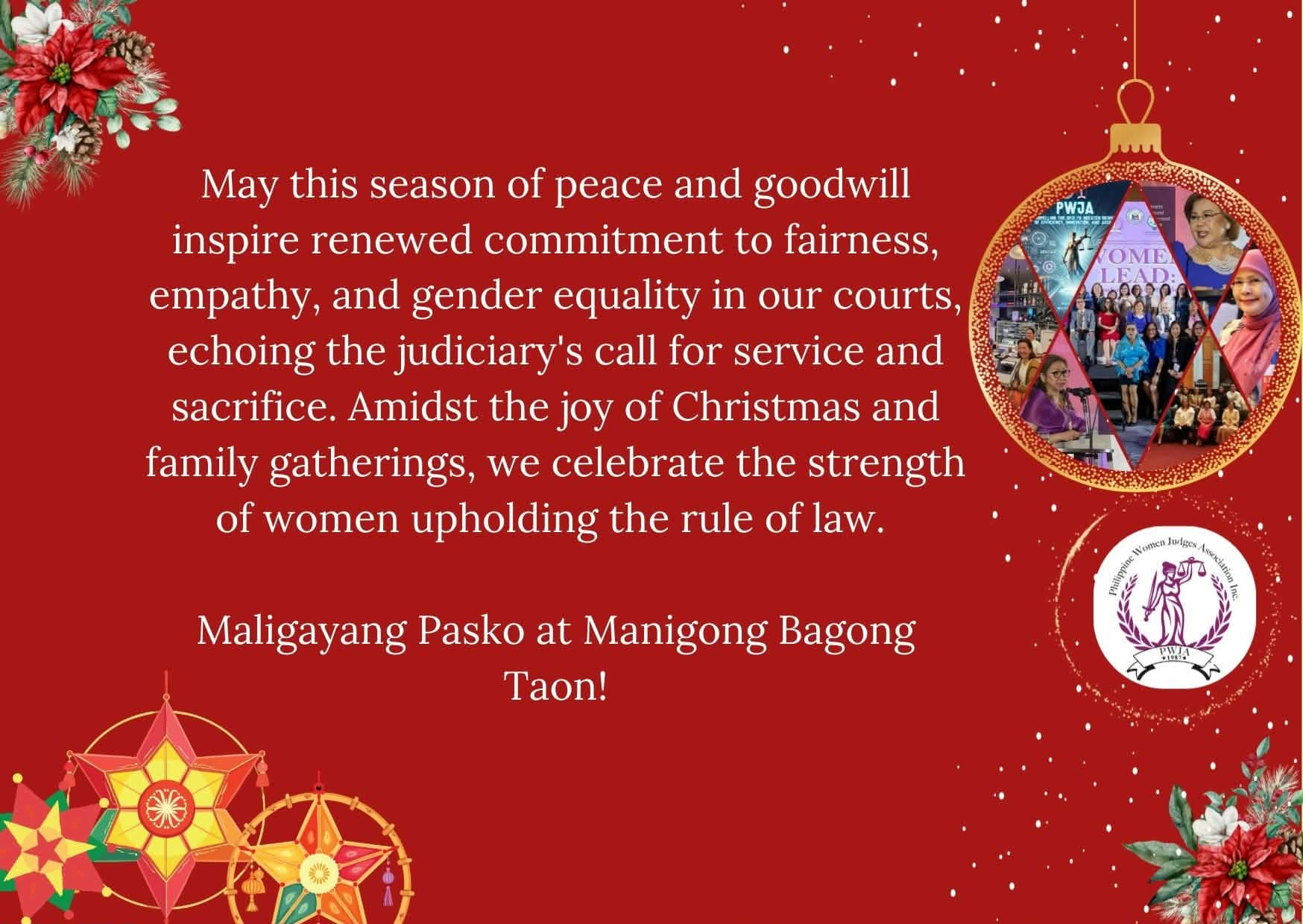 maligayang pasko at manigong bagong taong greeting card